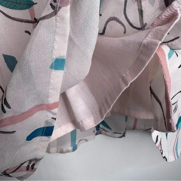 Emily and Fin ModCloth Monkey Around Town Blouse Size Large - Picture 5 of 11